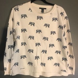 Elephant Crewneck Sweater